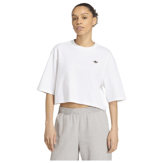Adidas Γυναικεία κοντομάνικη μπλούζα Essentials Cropped T-Shirt